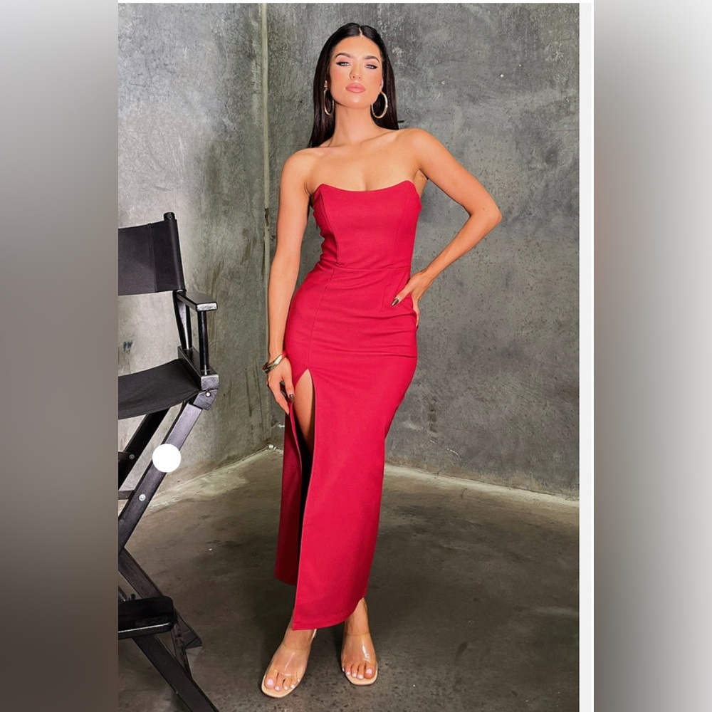 Lane Maxi Dress in Red